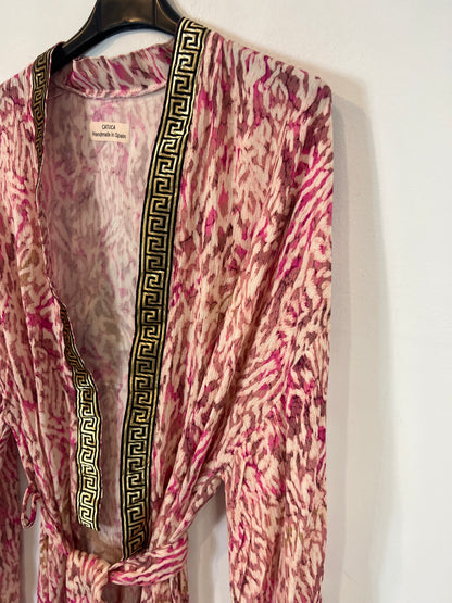 CATUCA. Kimono estampado detalle espalda. T M/L