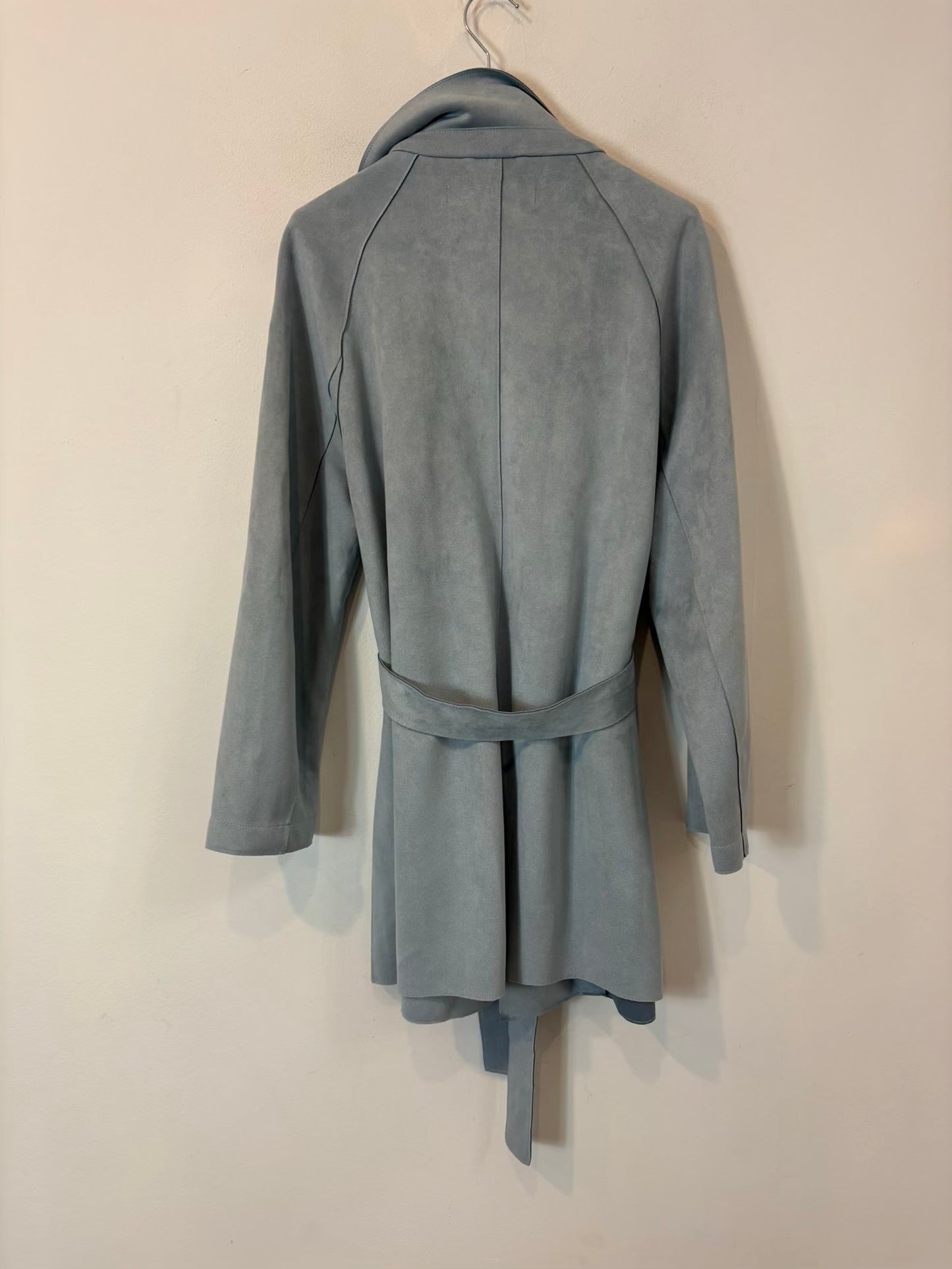 ZARA. Long pink ribbed poncho Tm
