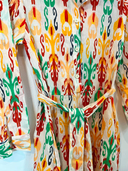 ZARA. Vestido fluido colores