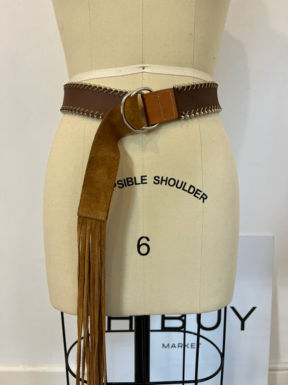 IRO. Fringed leather belt