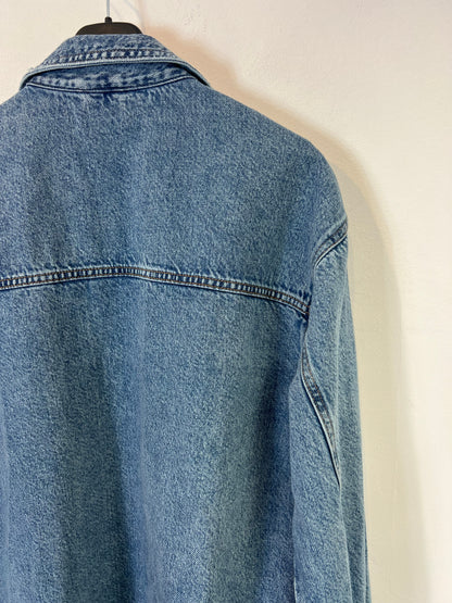 ZARA. Chaqueta denim bolsillos. T 13- 14 años (XS/S)