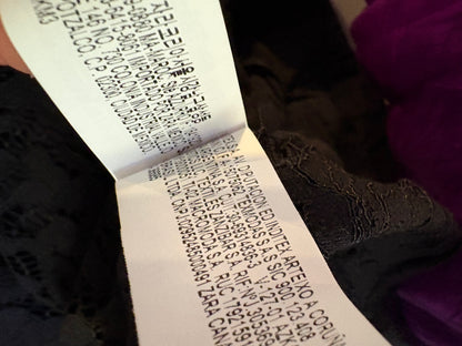 ZARA. Conjunto negro encaje