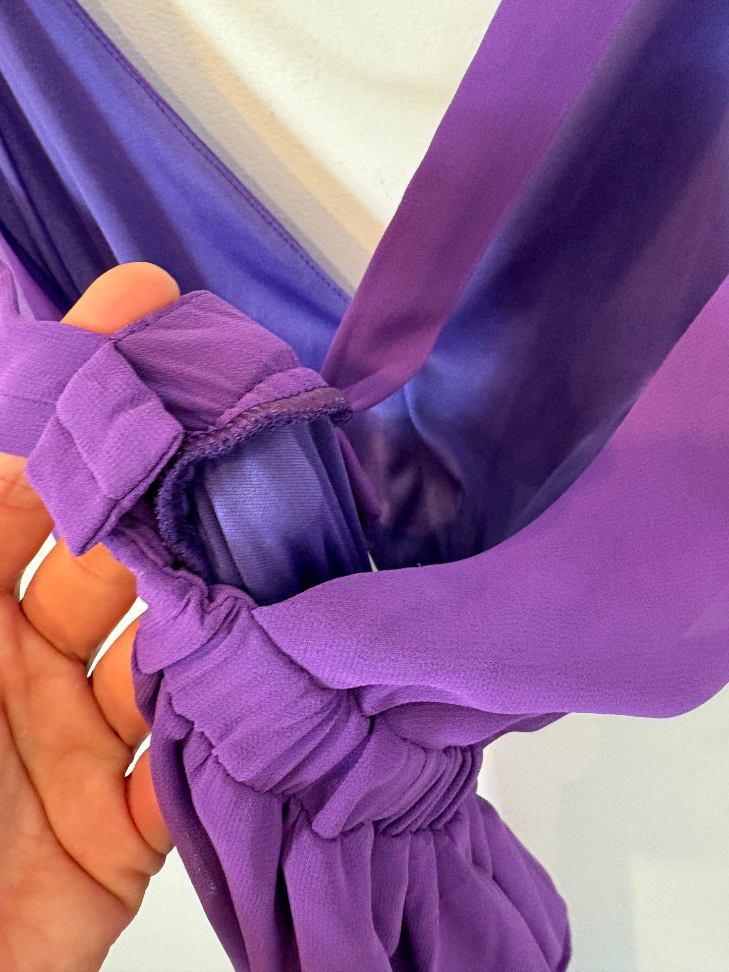 LADY PIPA. Mono largo fluido  espalda cruzada. T S