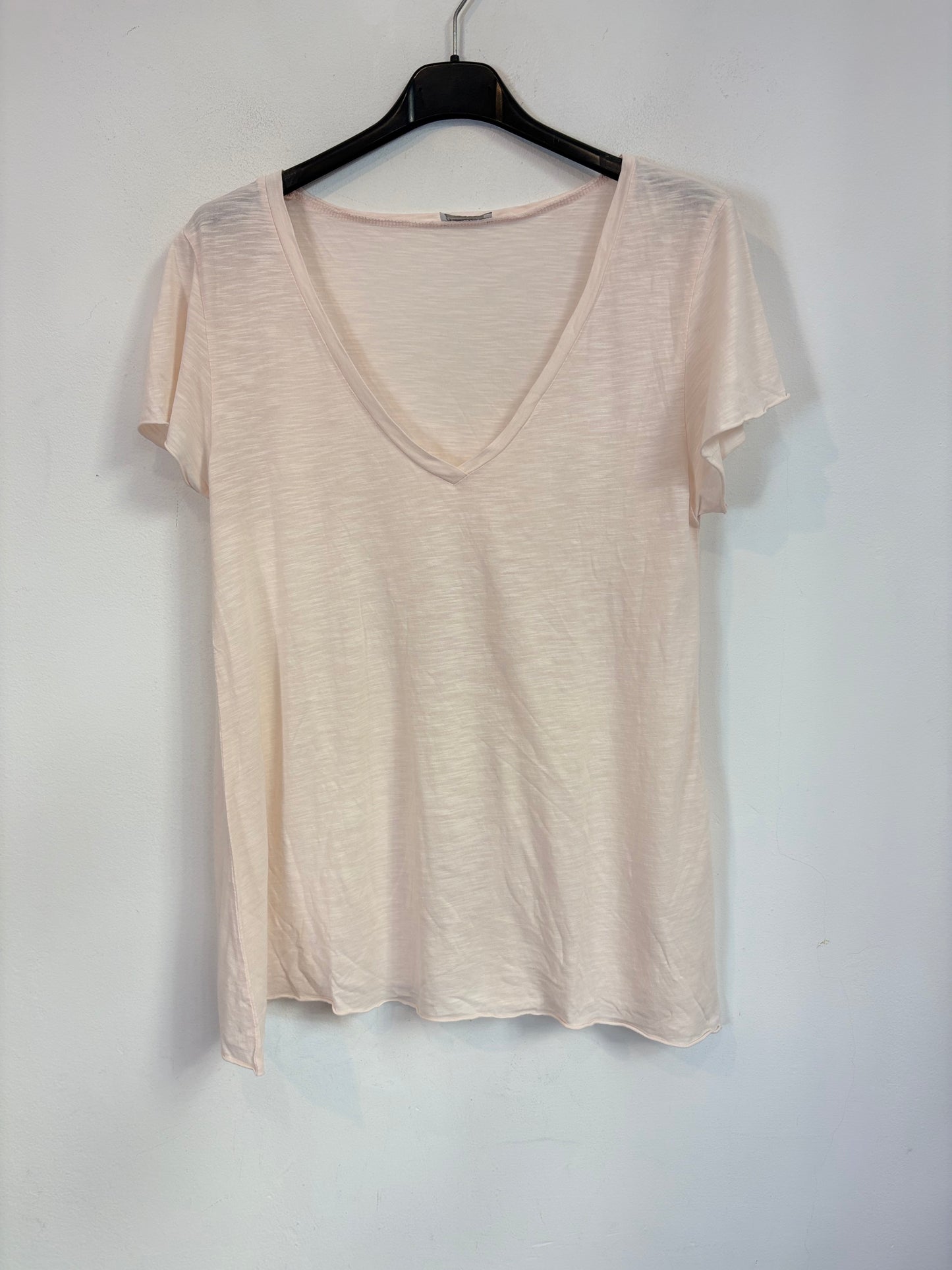 AMERICAN VINTAGE. Camiseta rosa claro mezcla