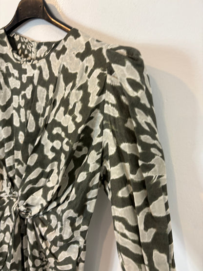 ROHÉ. Vestido estampado verde TU(S)