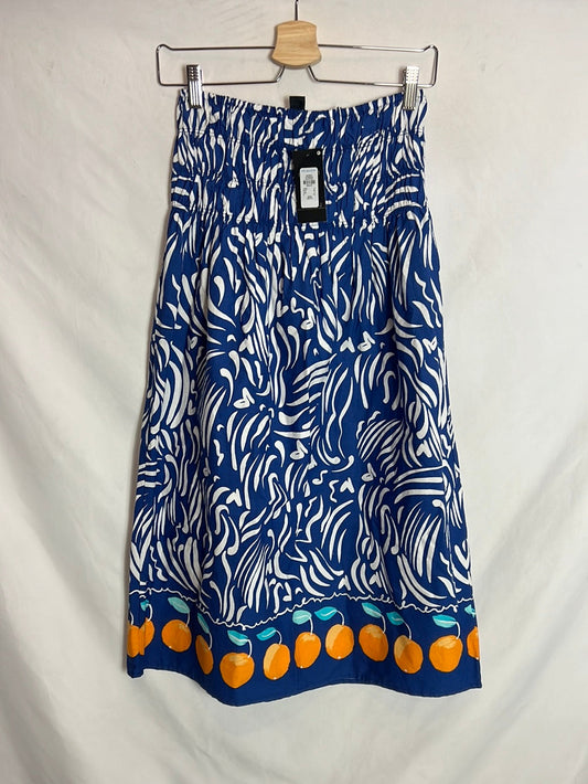 PRIMARK. Blue printed skirt/dress. Size 36