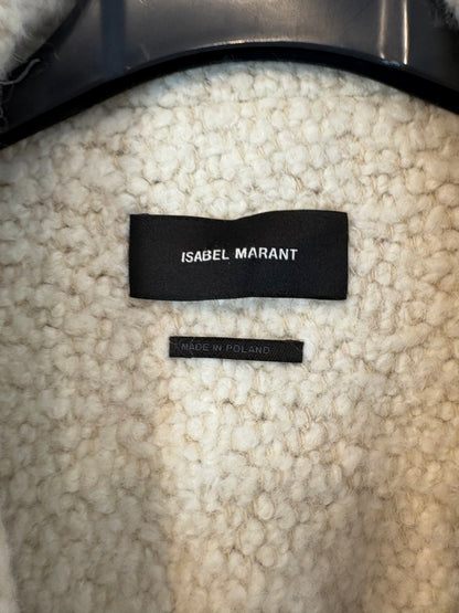 ISABEL  MARANT. Blazer borrego detalle manga