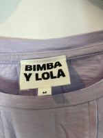 BIMBA Y LOLA. Camiseta malva media manga. T M