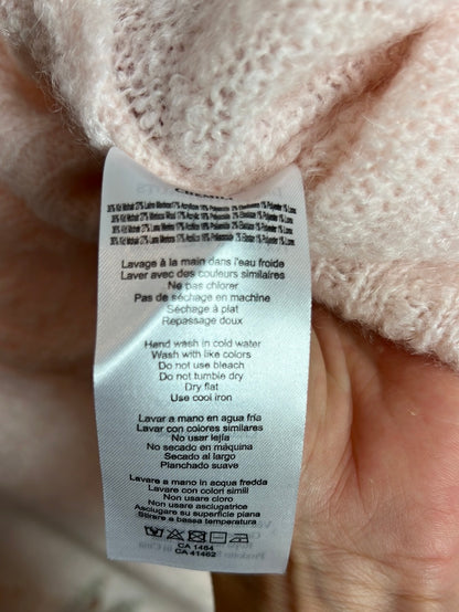 PETITS  HAUTS Jersey rosa claro cuello barco. T 0(S)