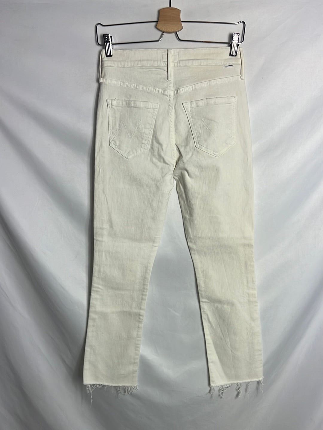 MOTHER. Stretch ecru denim. T 25(36)