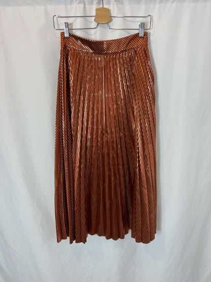 UTERQÜE. Ts pleated tile skirt