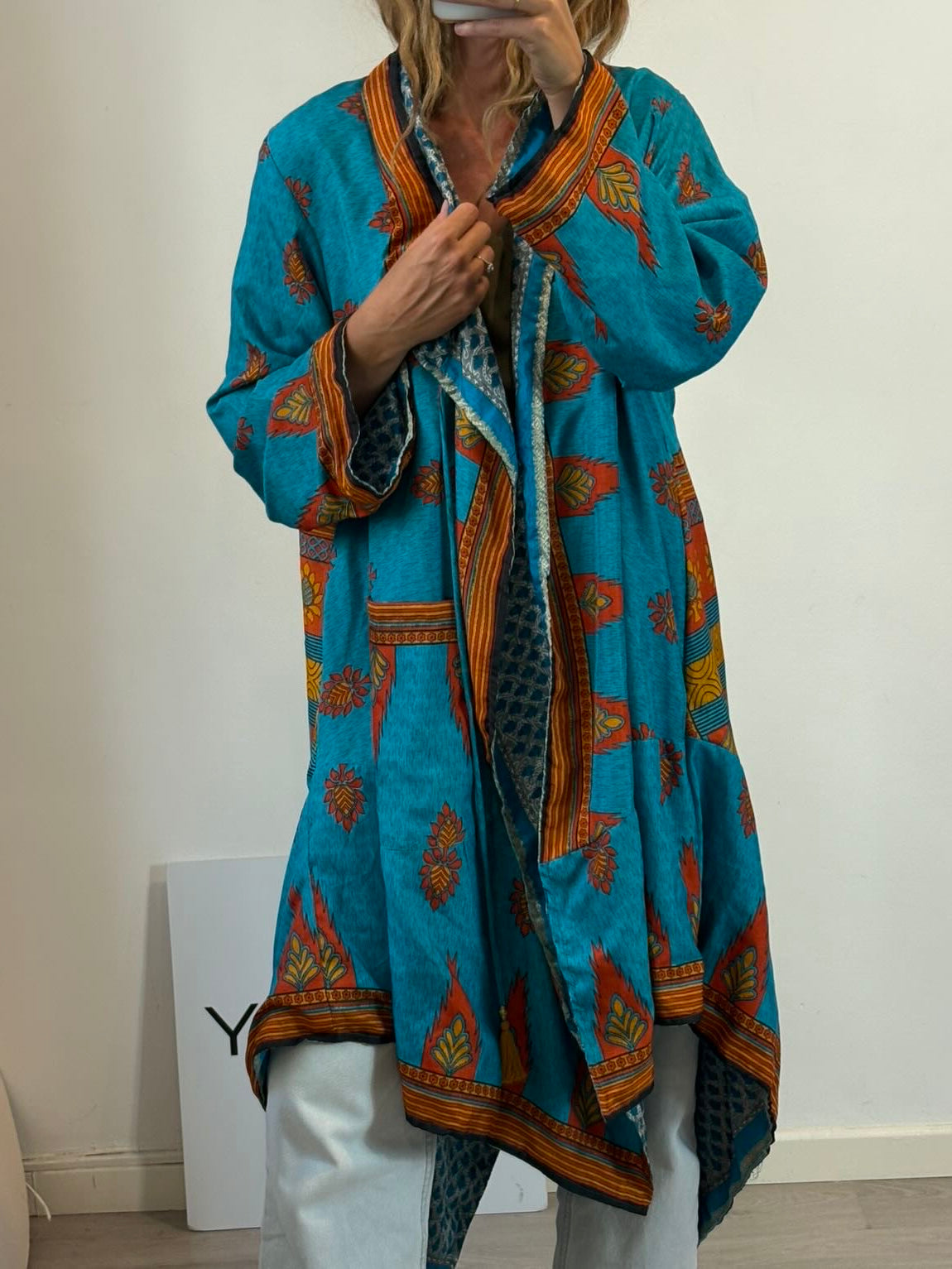 Kimono reversible estampado