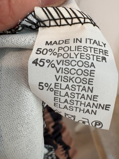 OTHERS. Two-tone printed trousers. TS/M