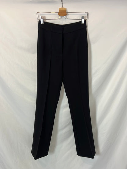 YAS. Black wide-leg pants Ts