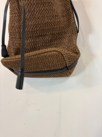 CAROLL. Bolso marrón con piel