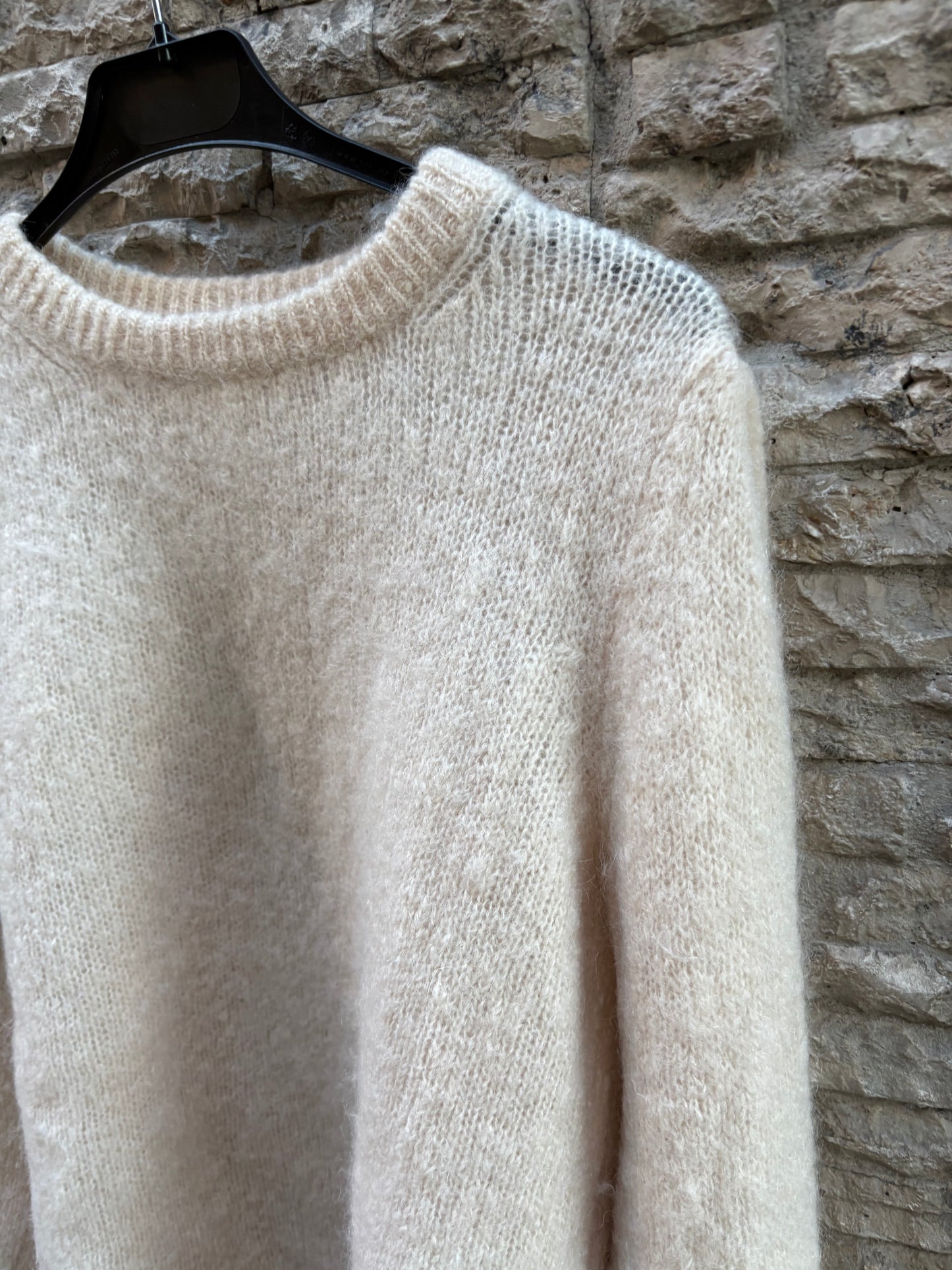 DES PETITS HAUTS. Jersey beige mezcla