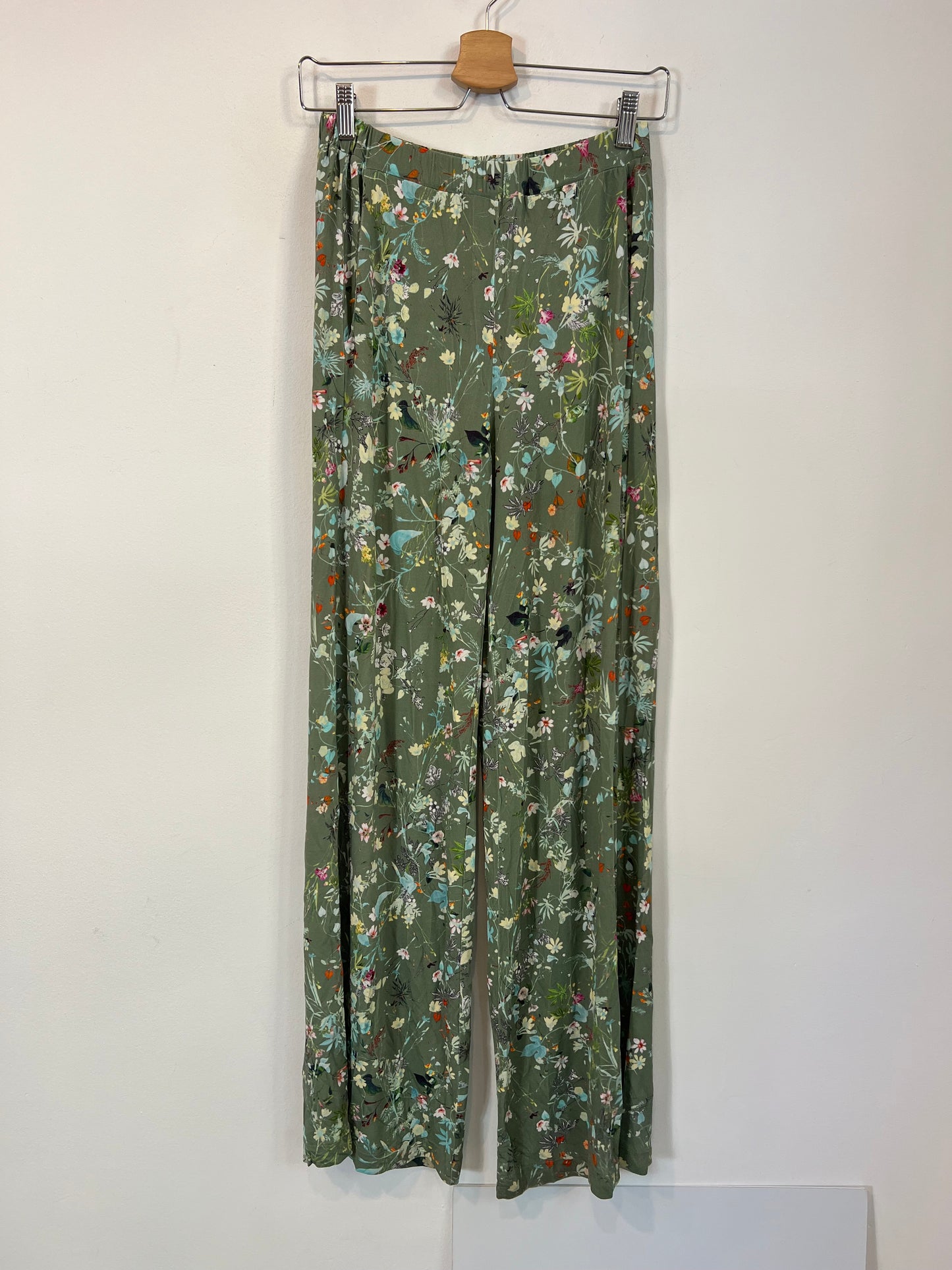 LEBOR GABALA. Pantalón punto elástico flores TU(S)