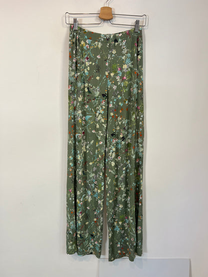 LEBOR GABALA. Pantalón punto elástico flores TU(S)