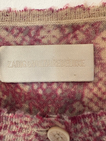 ZADIG & VOLTAIRE. Chaqueta cashmere estampada