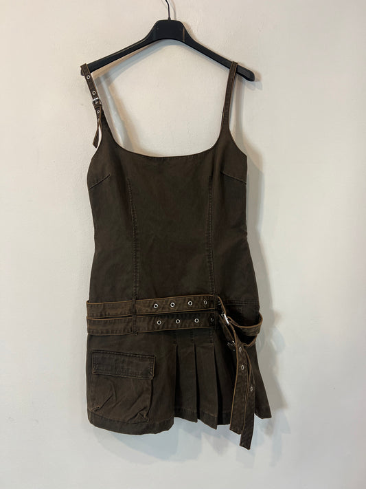 ZARA. Vestido encerado tablas