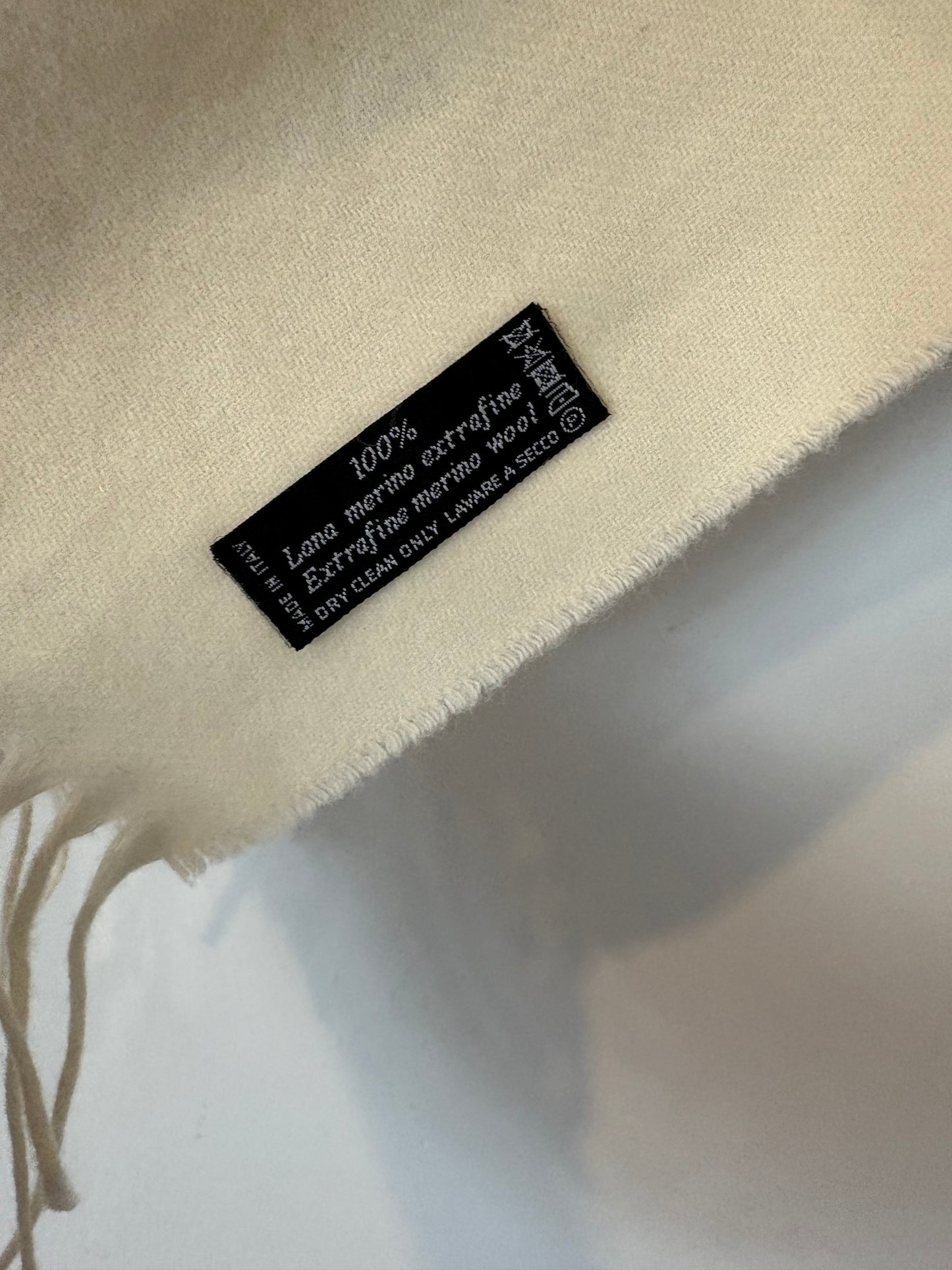 MOSCHINO. Bufanda lana logo