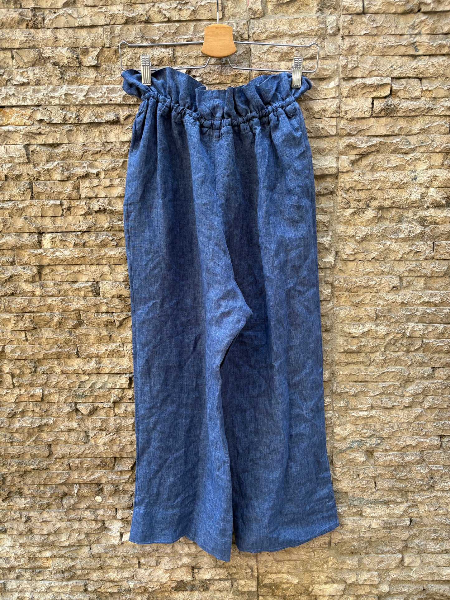 PHISIQUE DU ROLE. Pantalón denim lino. T S