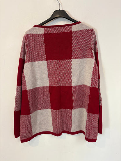 LA CASITA DE WENDY. Jersey cuadros en rojo