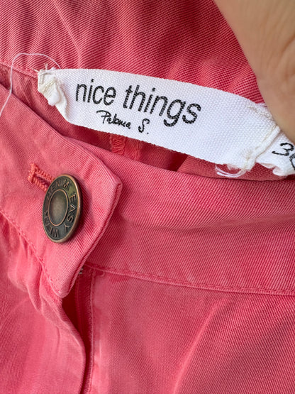 NICE THINGS. Bermuda rosa pinzas