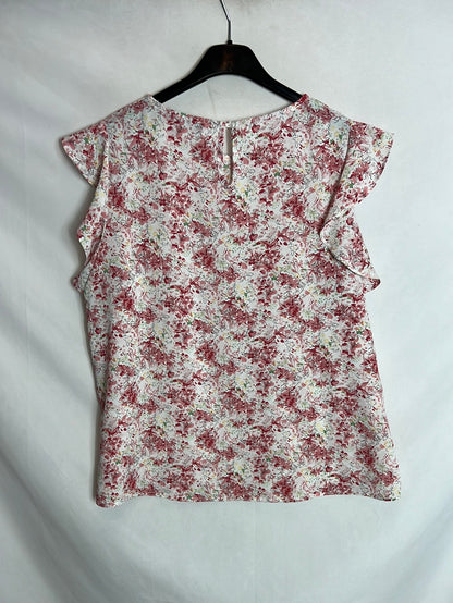 MENGLU. Flowy floral top. TM
