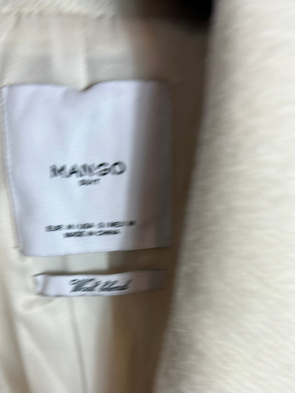 MANGO. Abrigo paño crudo T.m