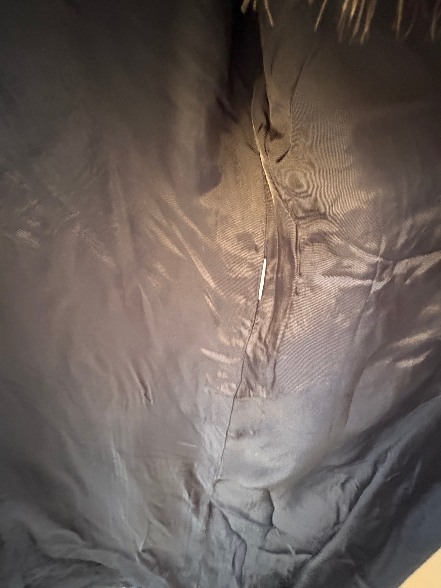 ZARA. Abrigo largo camel lana