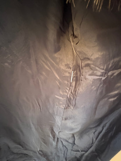 ZARA. Abrigo largo camel lana