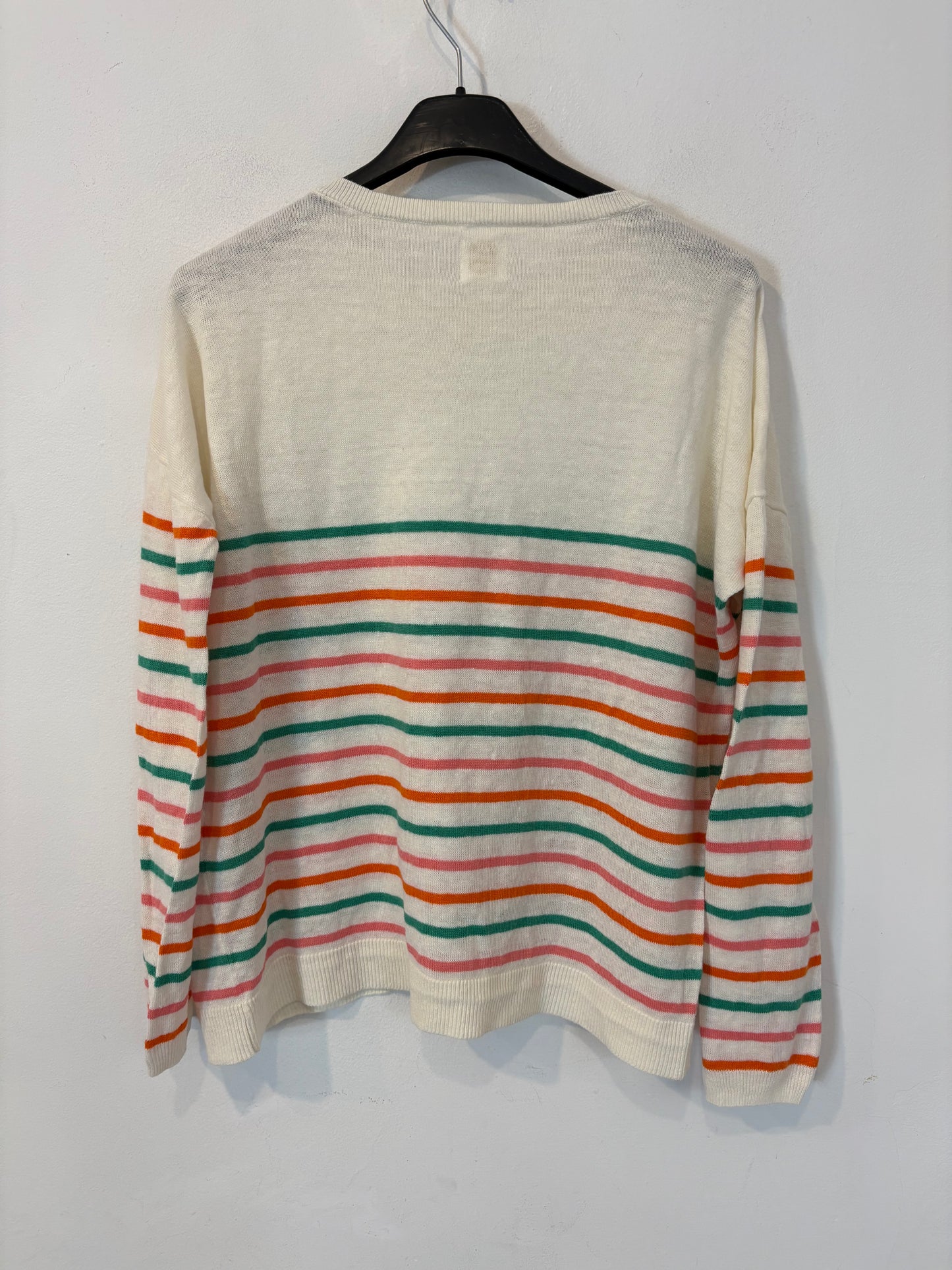 DES PETITS HAUTS. Jersey lino rayas