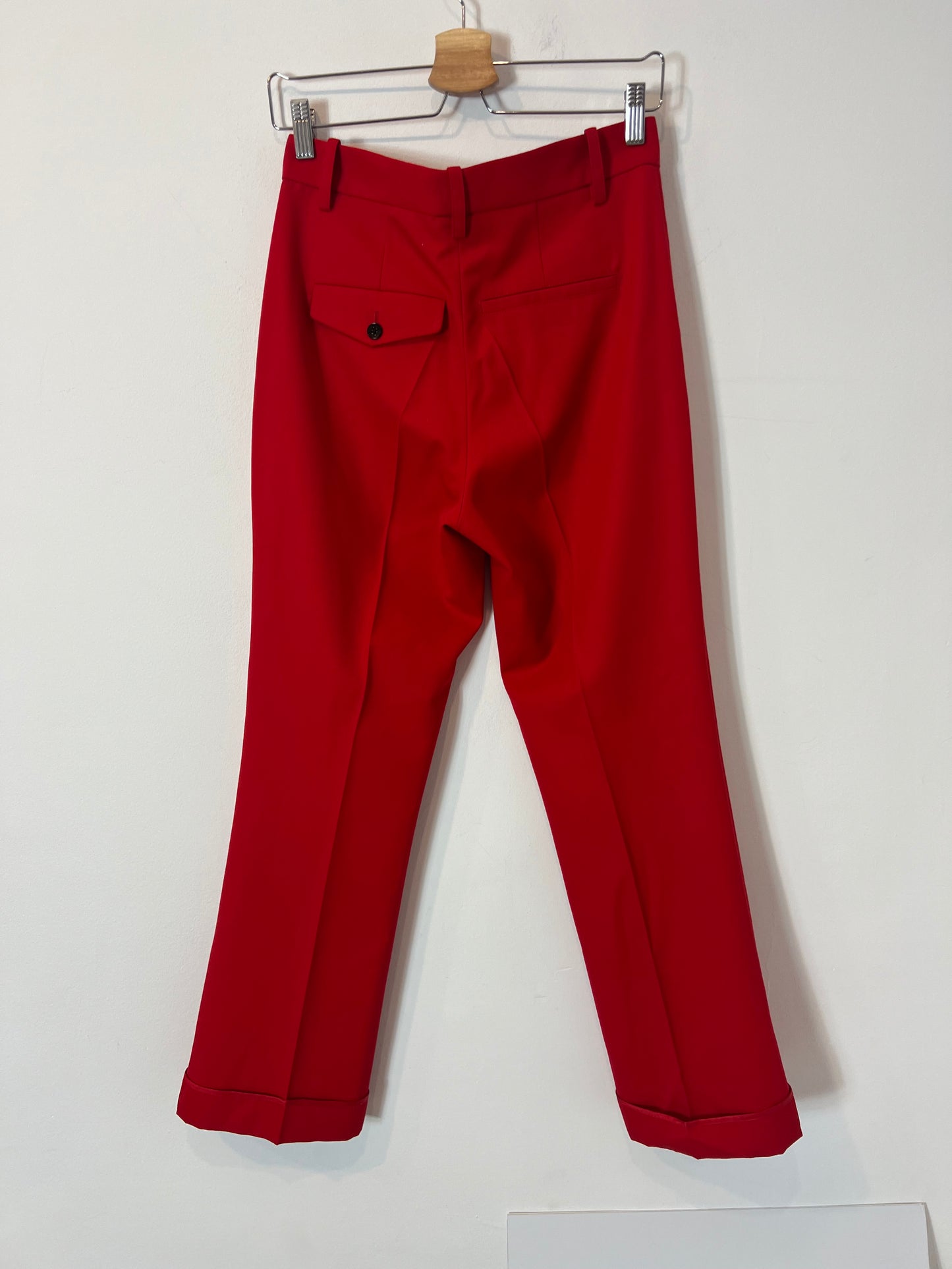 ZADIG&VOLTAIRE. Pantalón fluido rojo  T.36