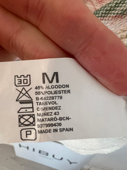 OTRAS. Top textura estampado étnico. T S/M