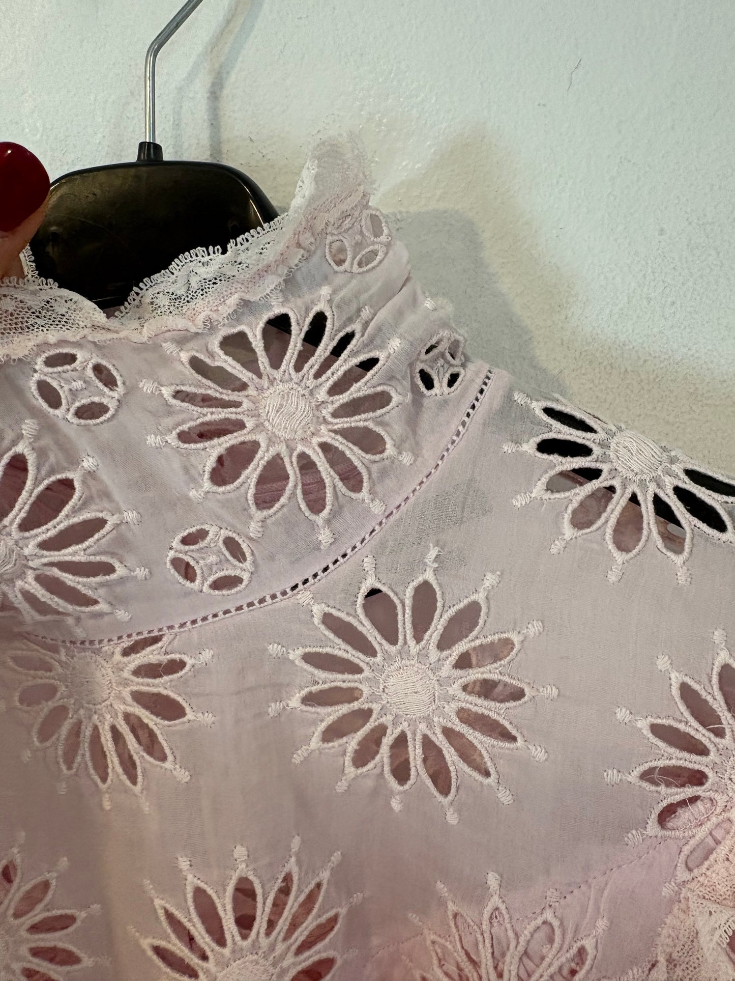 ISABEL MARANT. Blusa rosa volante