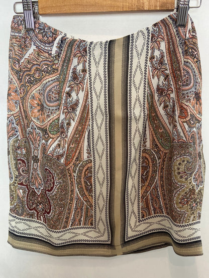 MASSIMO DUTTI. Falda corta estampada TU (S)