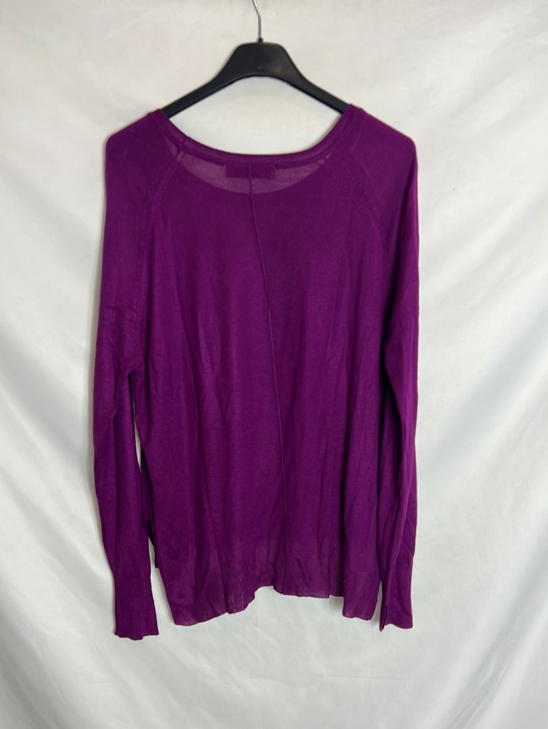 ZARA. Jersey fino morado. T M