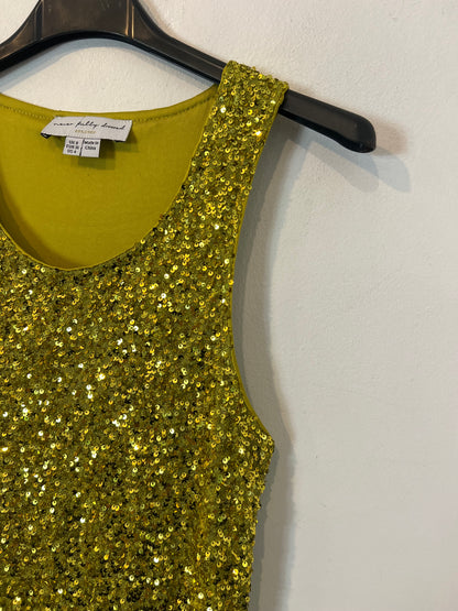 NEVER FULLY DRESSED. Top elástico lentejuelas