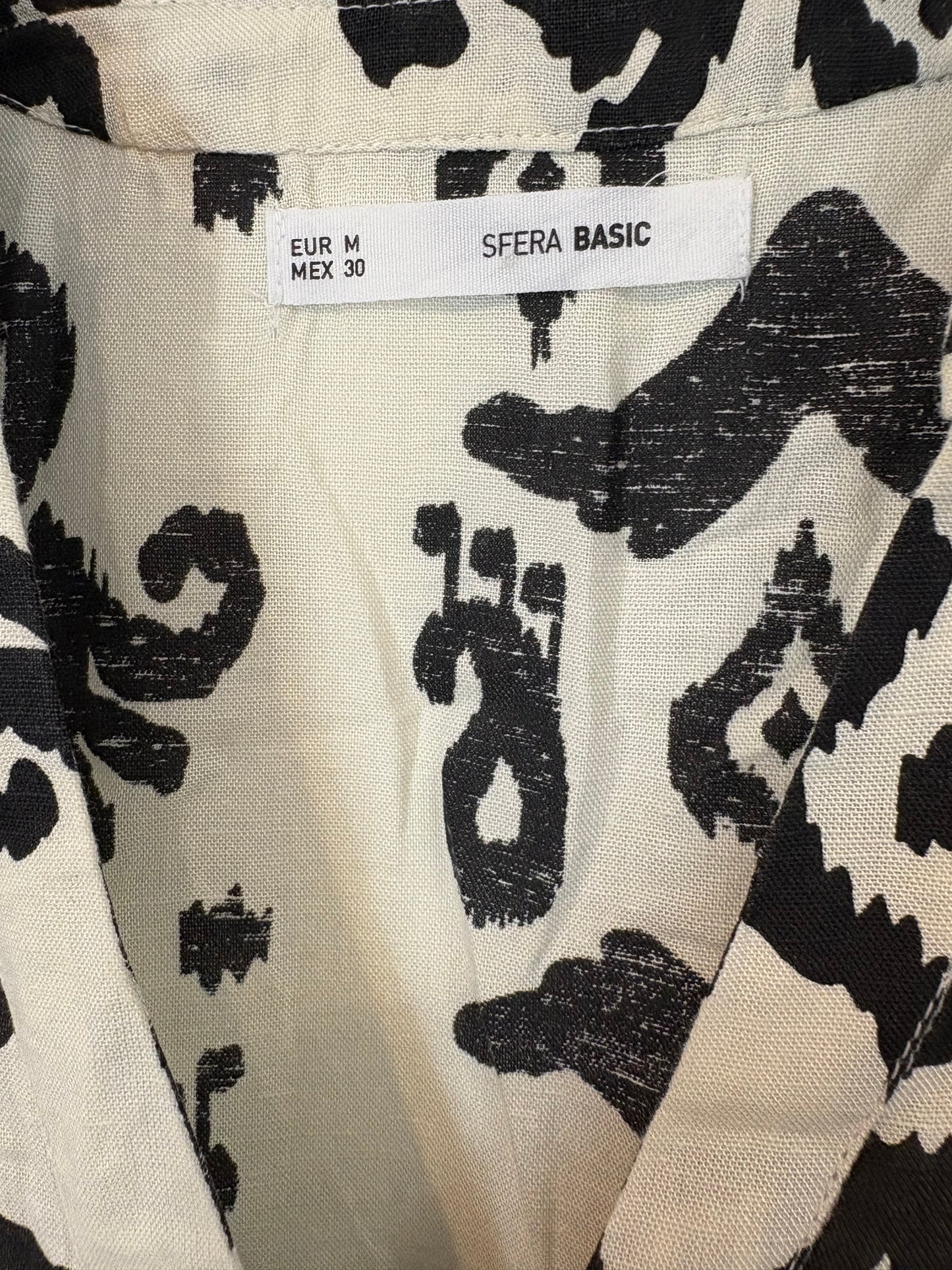 SFERA. Vestido largo/kimono con lino. T M