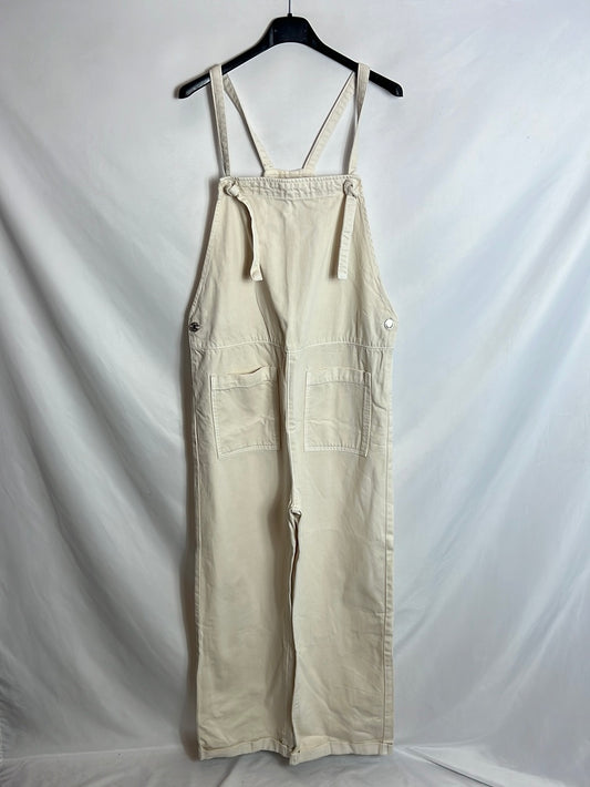 MANGO. Peto beige cintura ajustable. T M