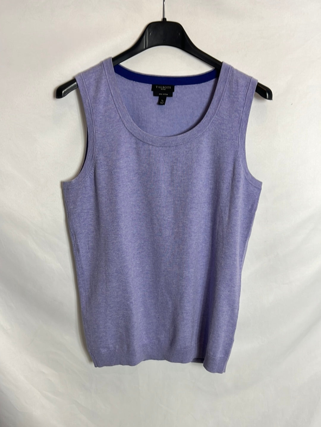 TALBOTS. Mauve heather knit top. TS