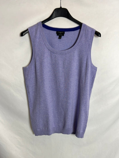TALBOTS. Mauve heather knit top. TS