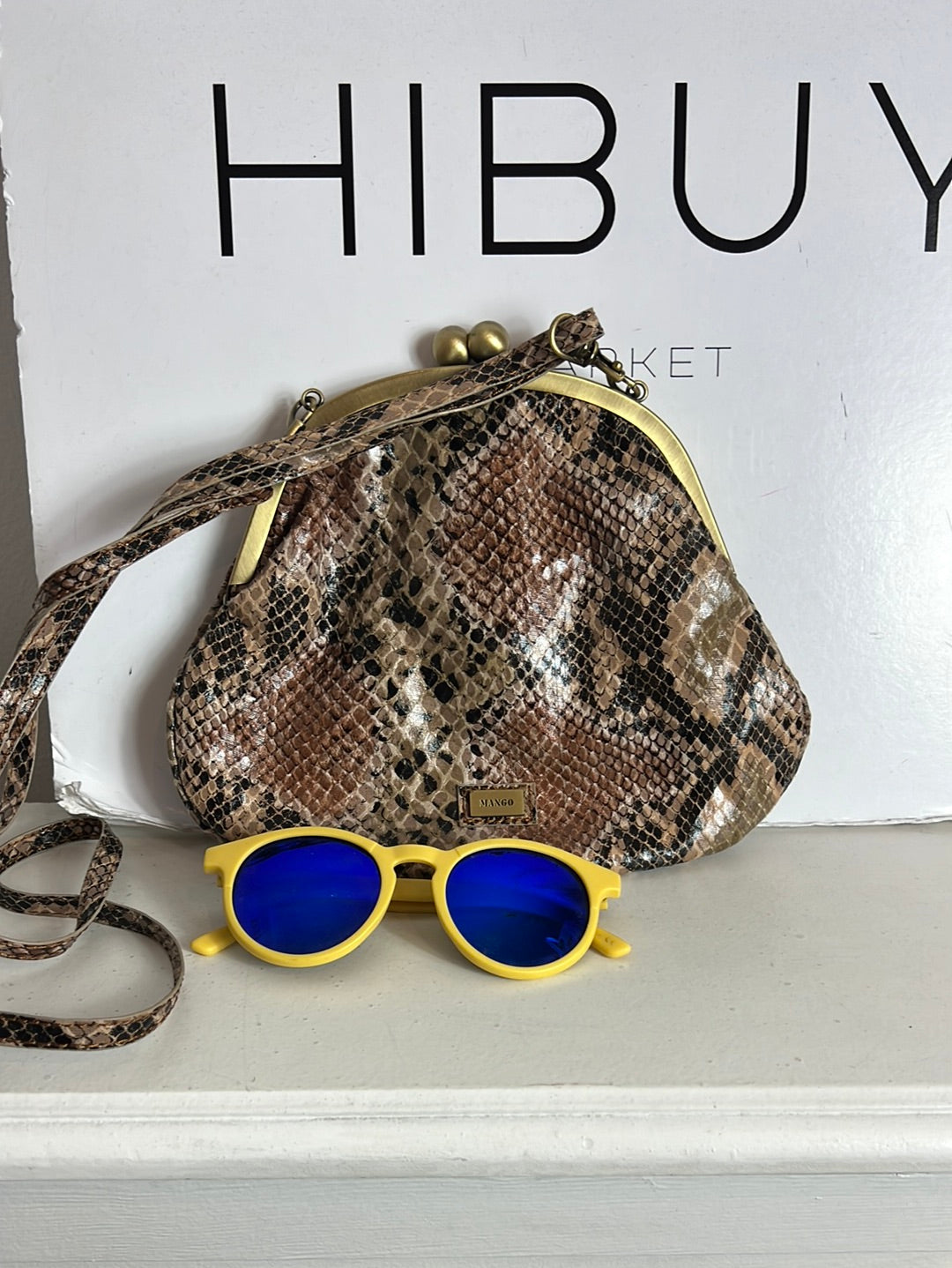 MANGO. Bolso pequeño animal print