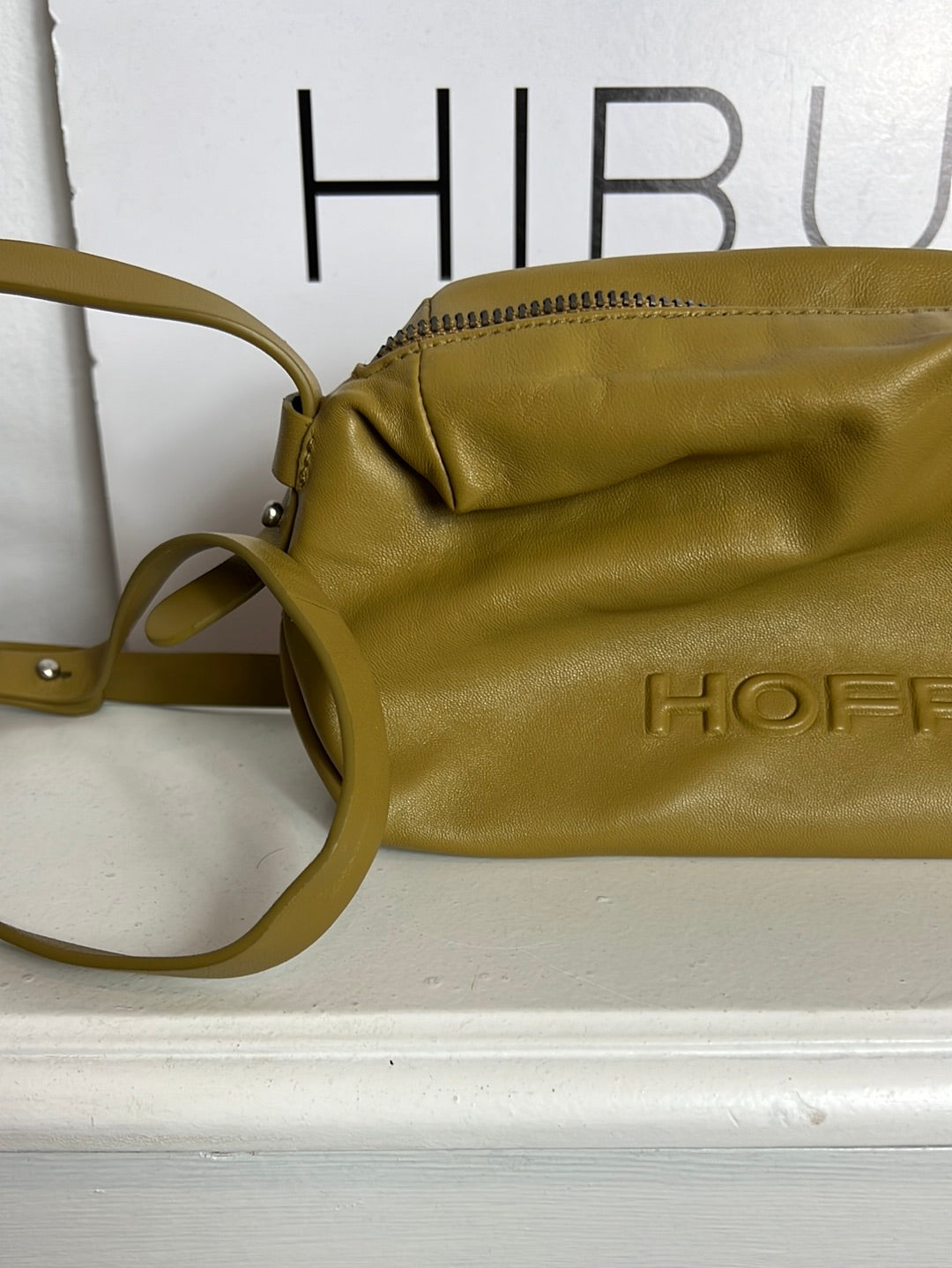 HOFF. Bolso mini piel verde pistacho