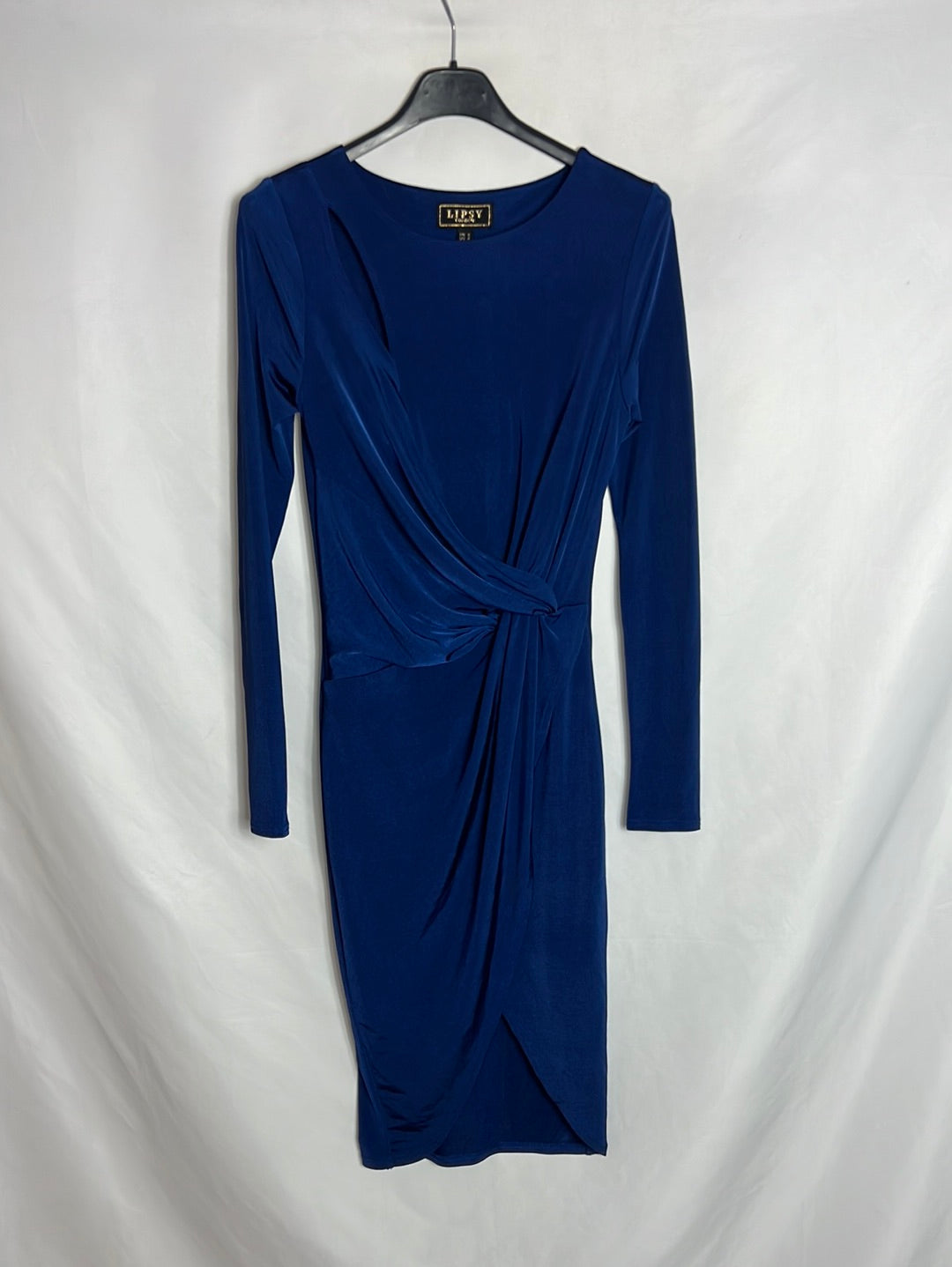 LIPSY LONDON. Blue elastic cross dress. T 34