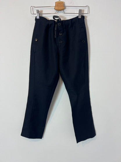 MARNI. Pantalón azul lana T.36