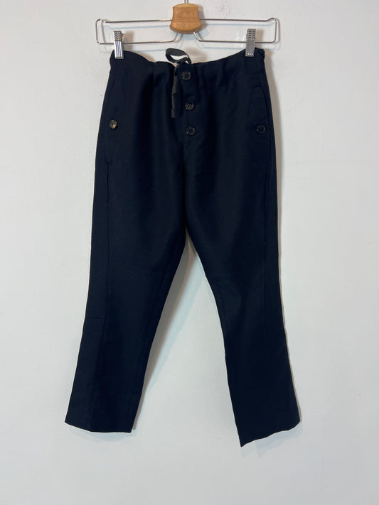 MARNI. Pantalón azul lana T.36