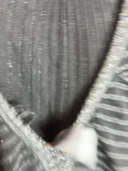 COMPTOIR DES COTONNIERS. Top punto gris y plateado TS