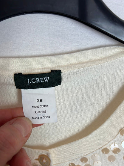 J. CREW. Rebeca beige lentejuelas. T XS
